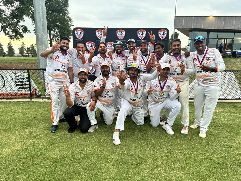 Aintree's Athol Attwater Shield premiership team celebrating, 2025/26